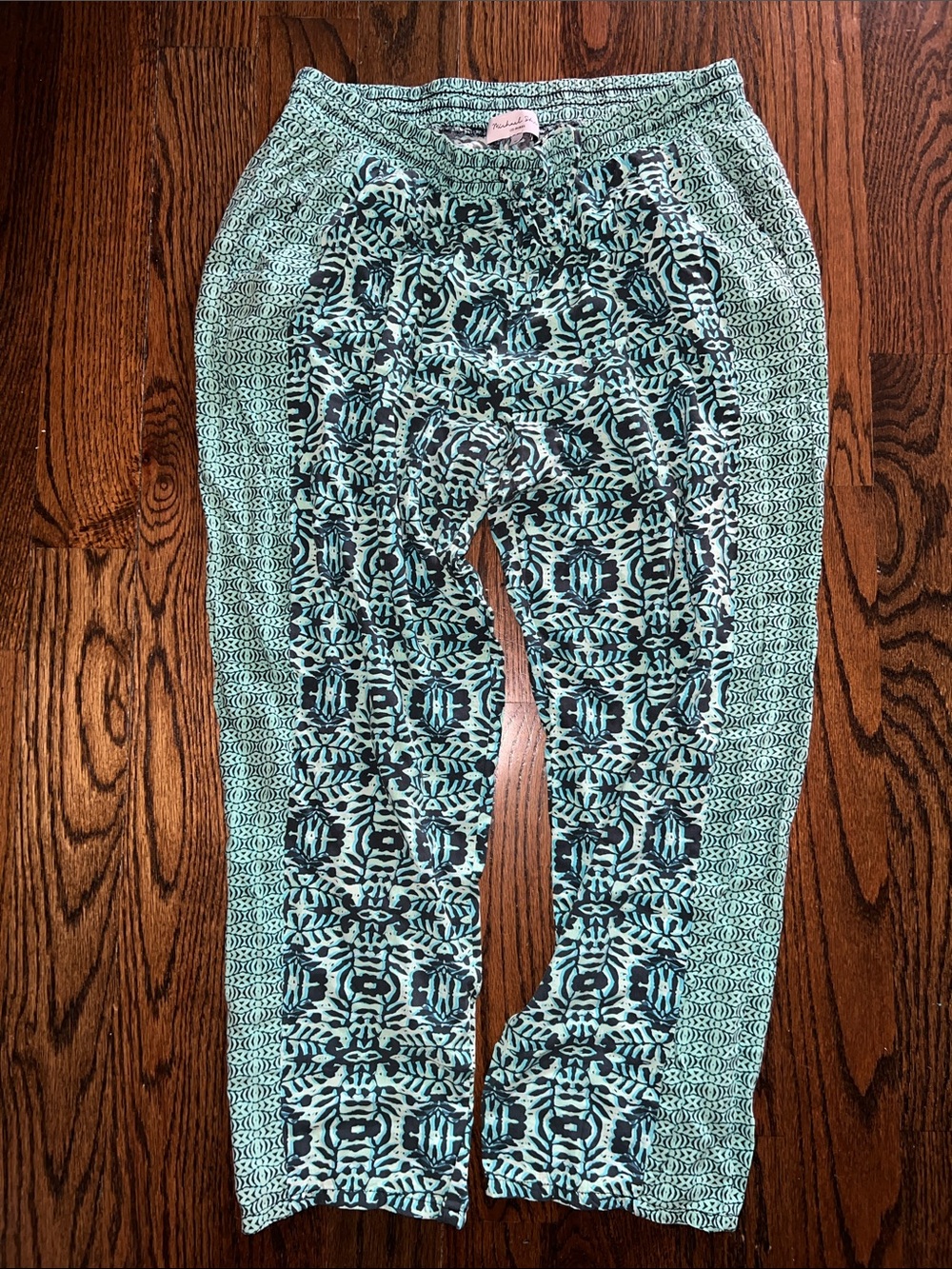 Michael Stars Blue Printed Lounge Pants M Medium